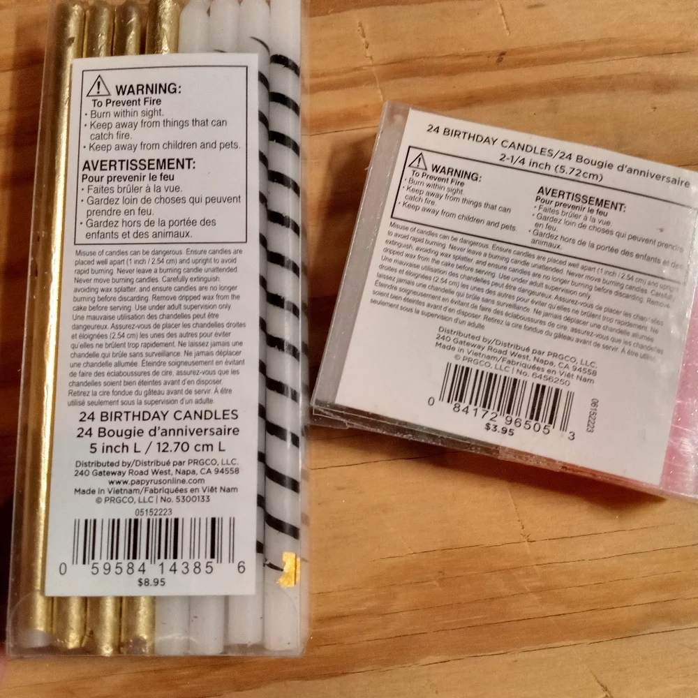 NWT- Papyrus Candle Bundle